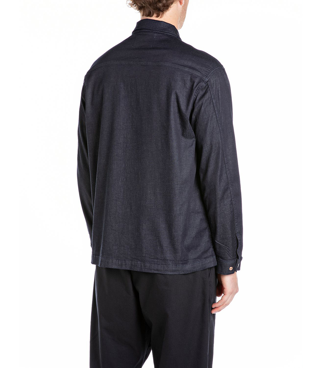 ストレッチコットンデニムカバーオール 詳細画像 ダークブルー 2